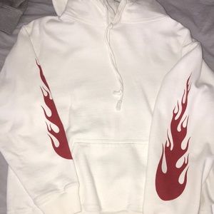 Brandy Melville White Hoodie